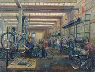 Die Moskauer Fahrradwerke, ca. 1930